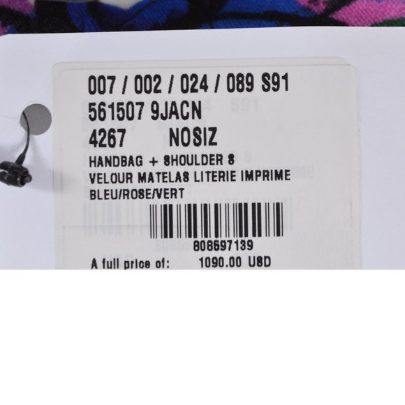 New Balenciaga BB Graphic Chain on Wallet Purse - Picture 11 of 11